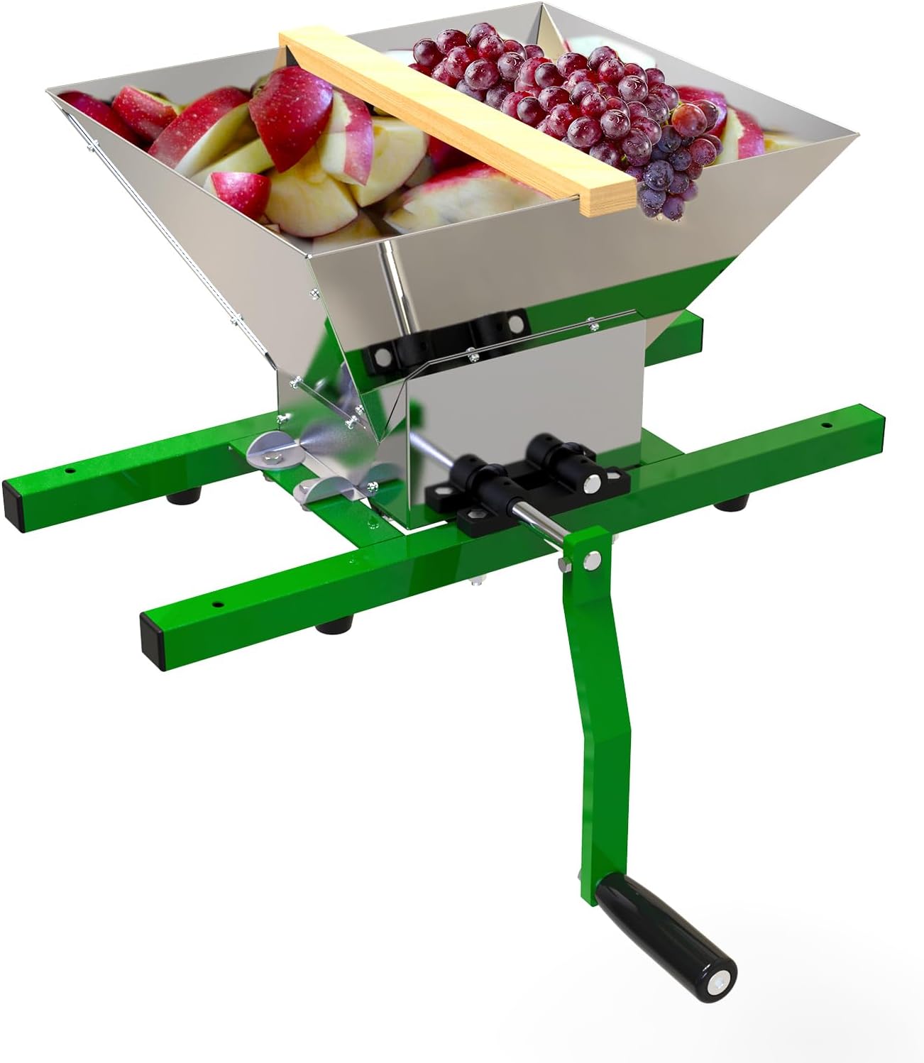 Fruit and Apple Crusher - 7L Manual Juicer Grinder,Portable Fruit Scratter Pulpe...