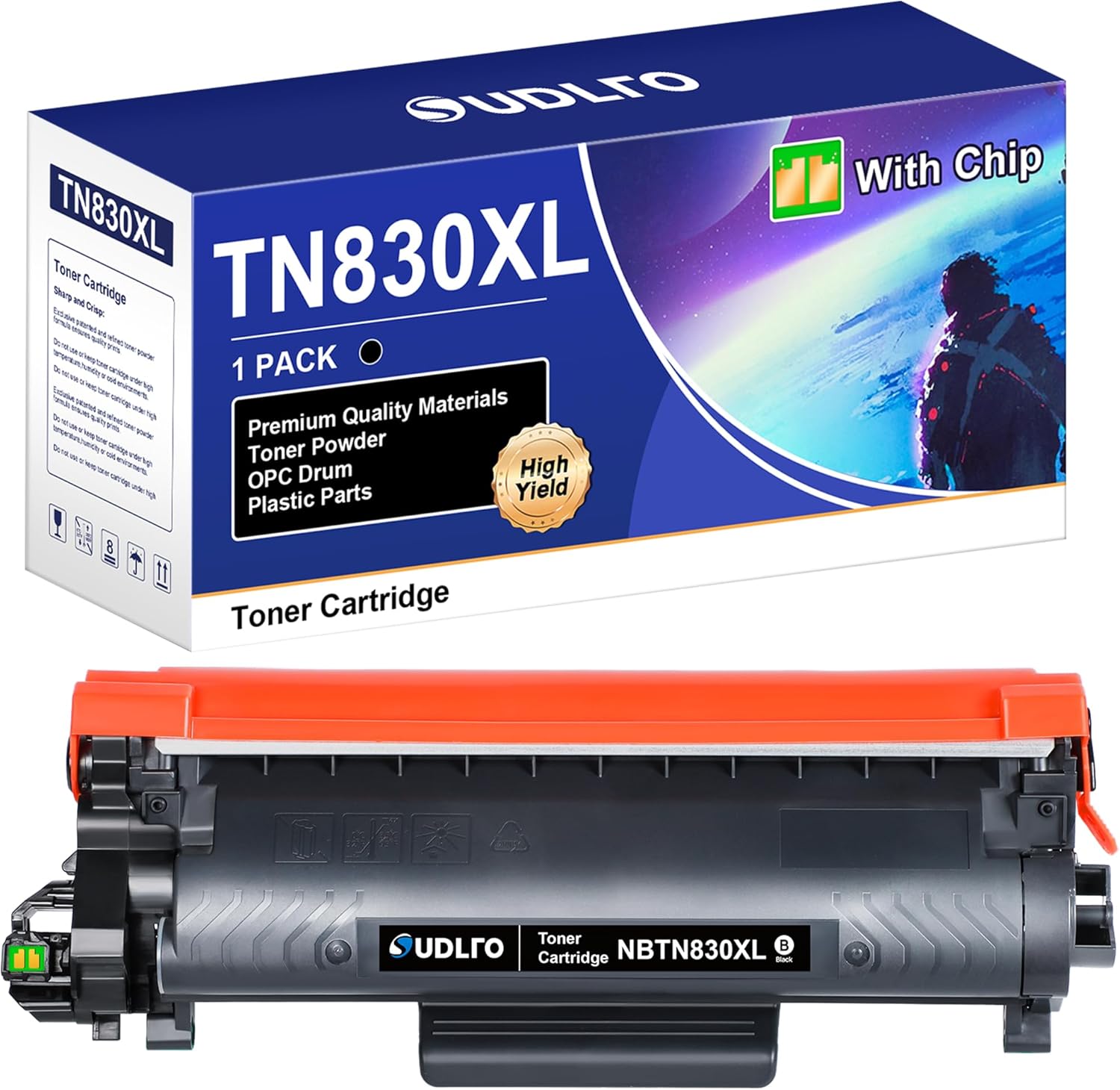 Compatible Toner Cartridges Replacement for Brother TN830 TN-830 TN830XL Compati...