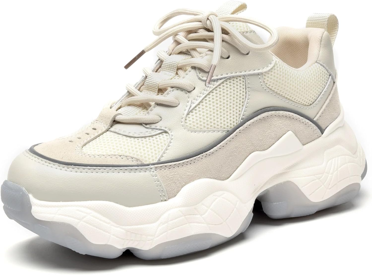 BEAU TODAY Chunky Sneakers, Special Womens Fashion Sneakers, Affordable Lace Up...