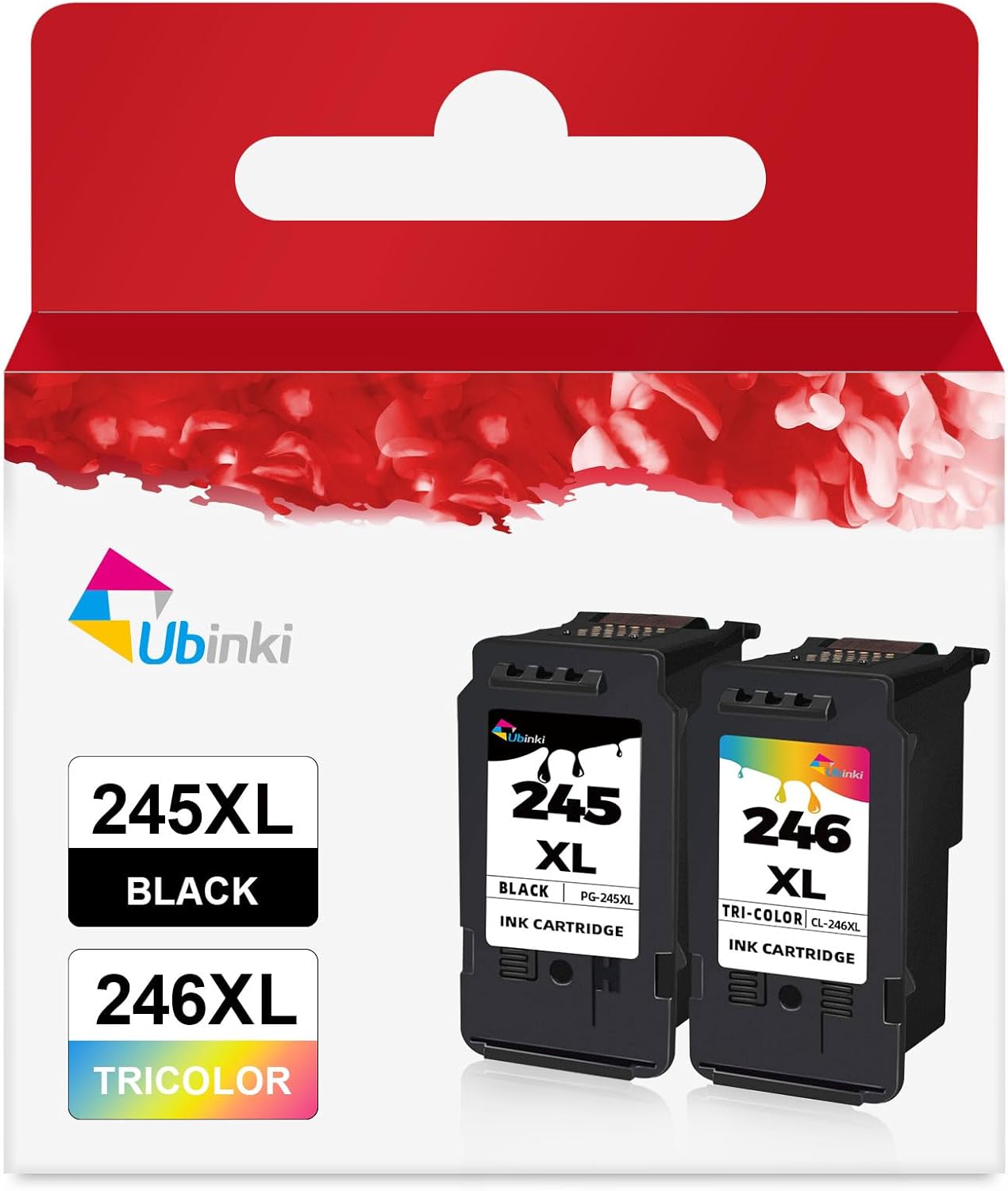 245XL 246XL Combo Pack Compatible for Canon Ink 245 and 246 XL to TR4500 MX490 M...