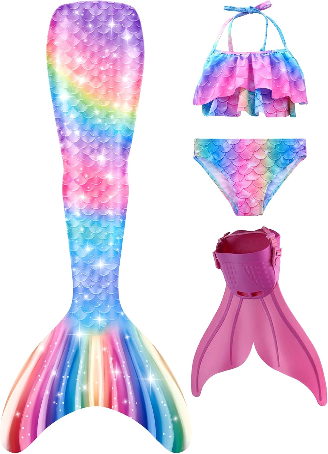 Superband Mermaid Tails, Special Mermaid Swimsuit with Mono Fin, Innovative Spar...