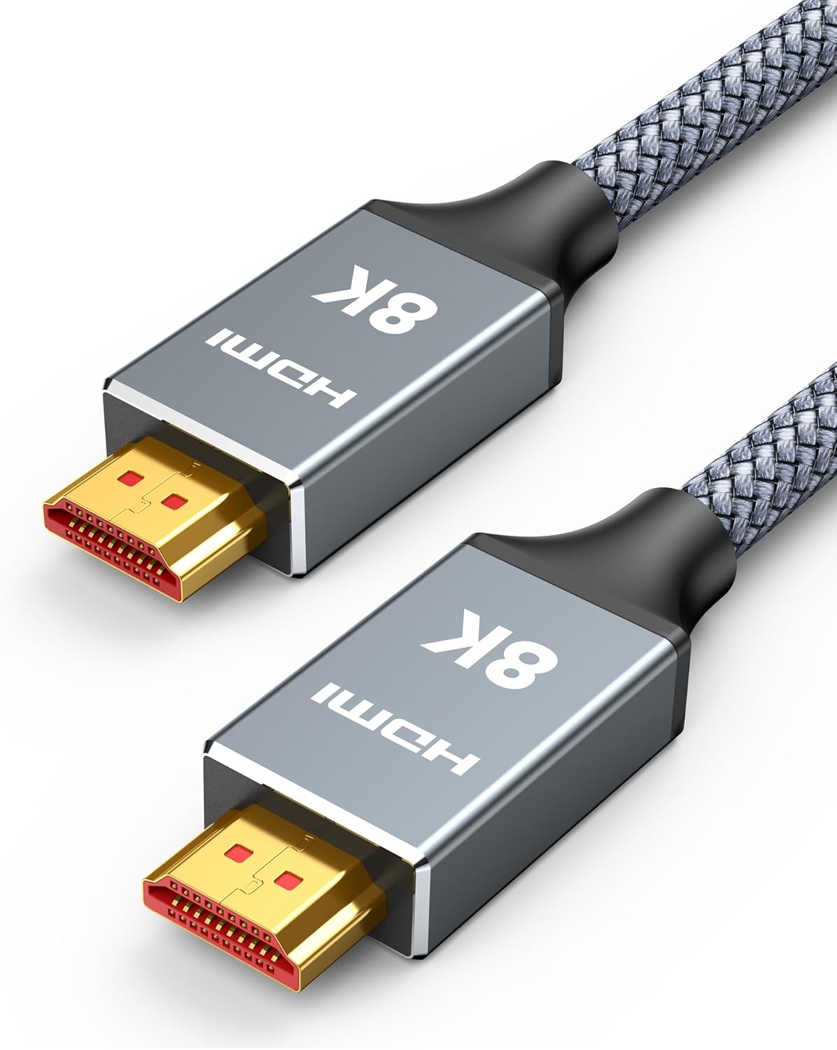Capshi 6.6ft 8K 4K@120Hz HDMI Cable 2.1, 48Gbps High Speed Cord for TV, PS5, PS4...
