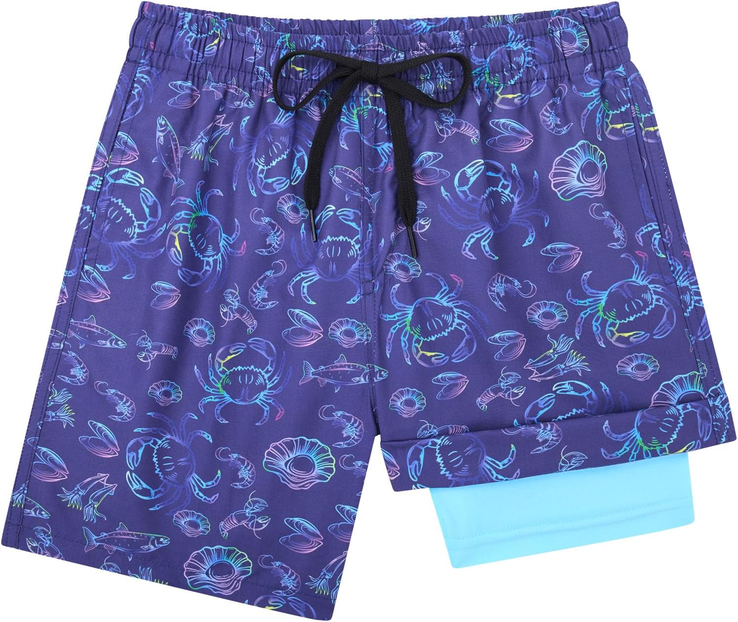 Cozople Boys Swim Trunks, Special Swimwear with Boxer Brief Liner, Innovative Qu...