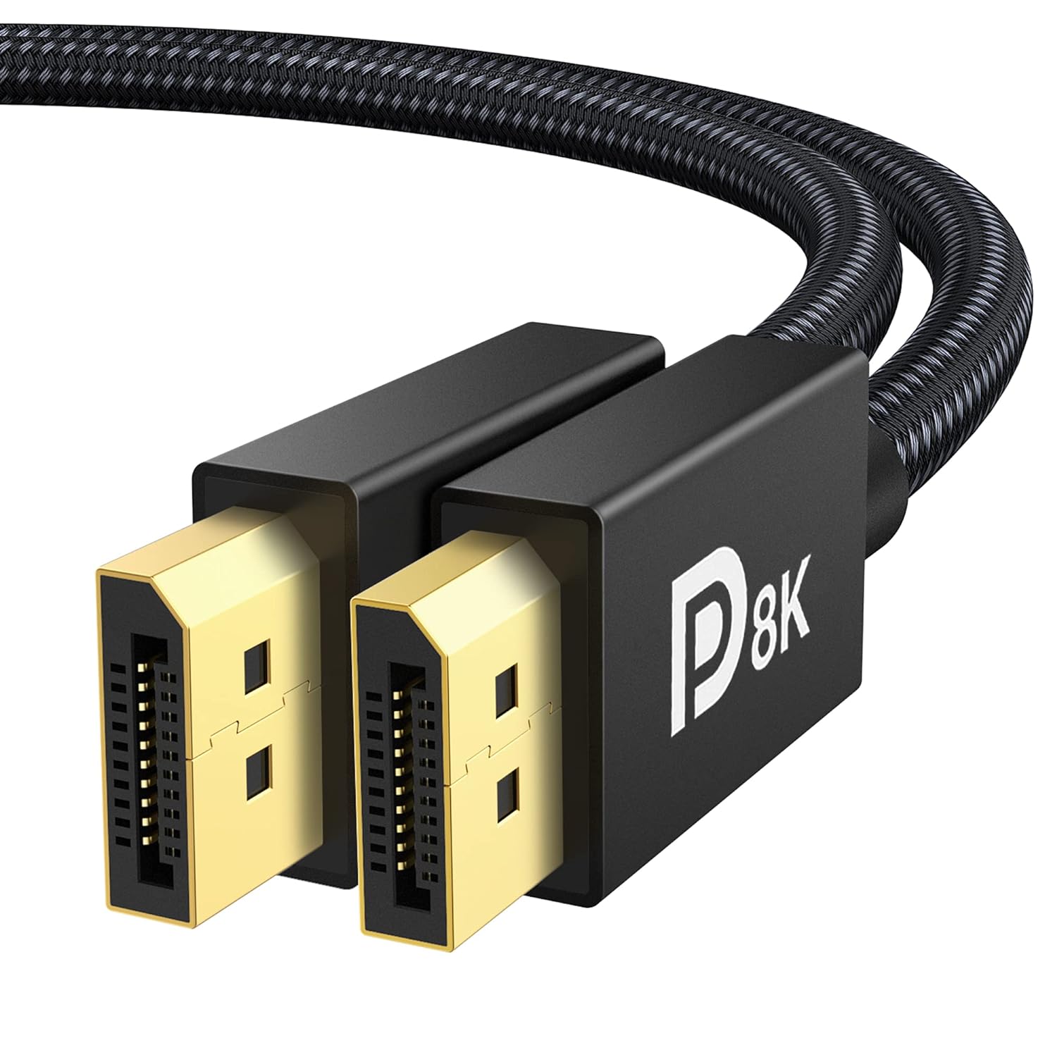 IVANKY 8K DisplayPort Cable 1.4, VESA Certified 8K DP Cable 6.6ft (8K@60Hz, 4K@1...