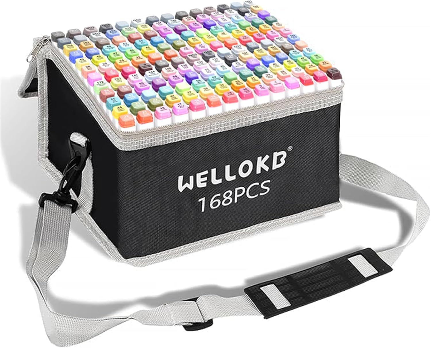 Alcohol Markers, 168 Colors High-Quality Dual Tip Blender Art Markers, Special M...