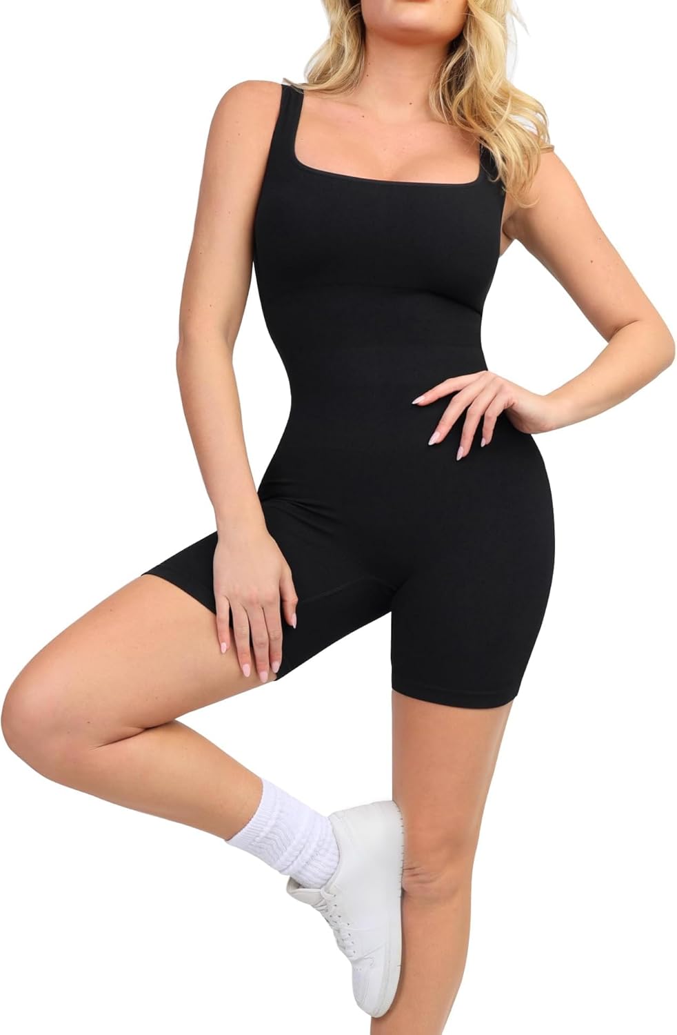 Popilush Shapewear Jumpsuits for Women Built-in Br...