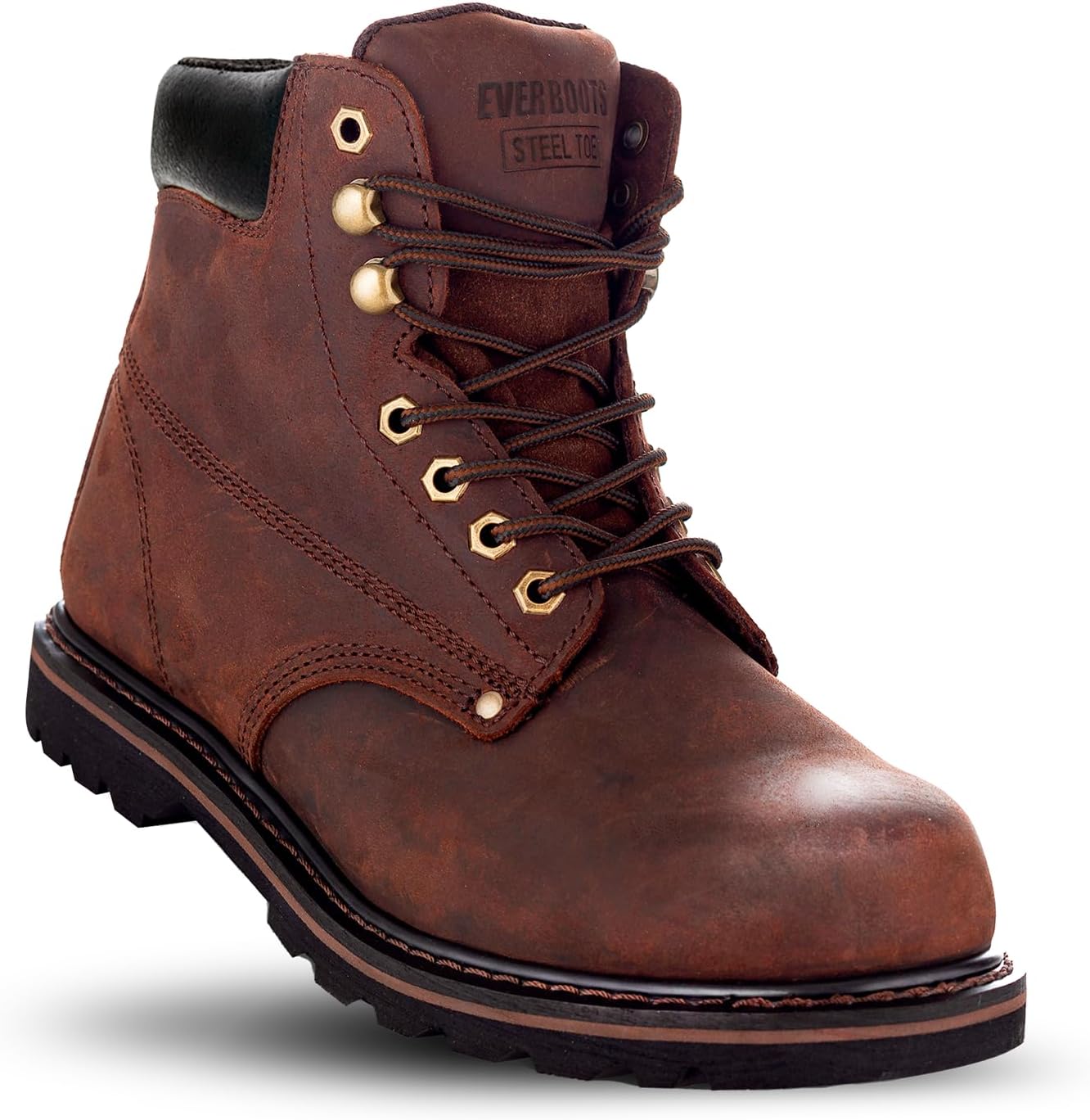 EVERBOOTS Tank S Steel Toe Work Boots for Men, EverFit Comfort Technology, Anti...