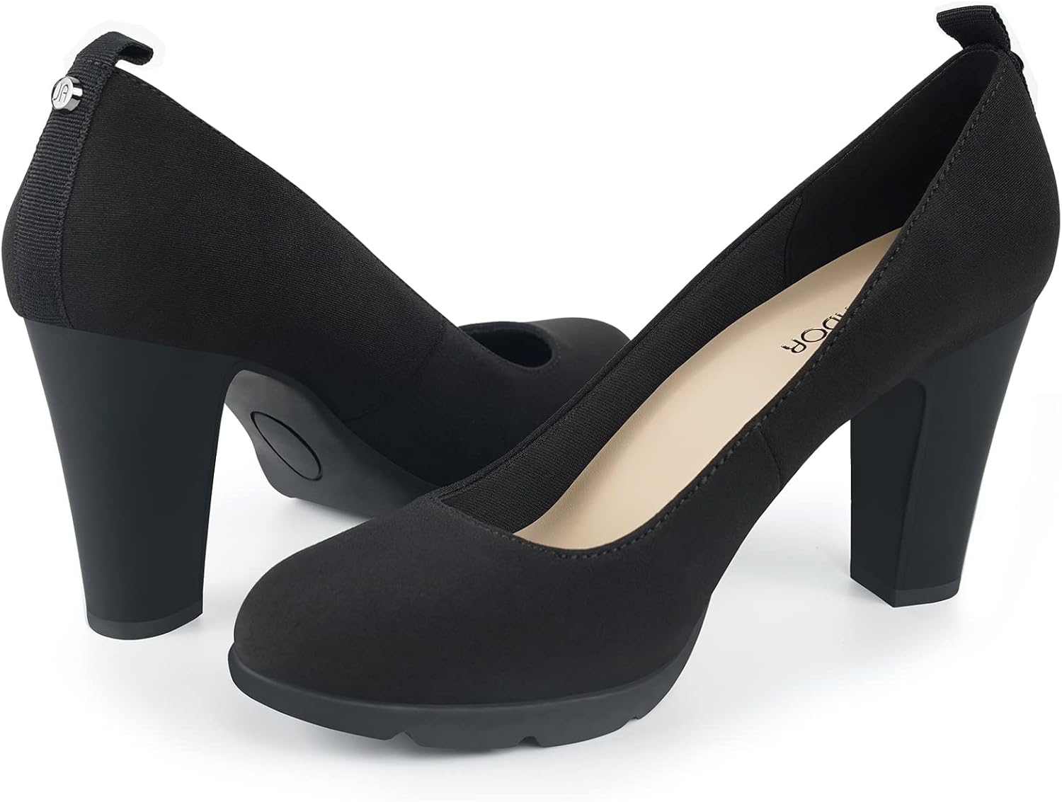 JENN ARDOR Women's Pumps, Special Chunky Heels Platform Shoes, Innovative Comfor...