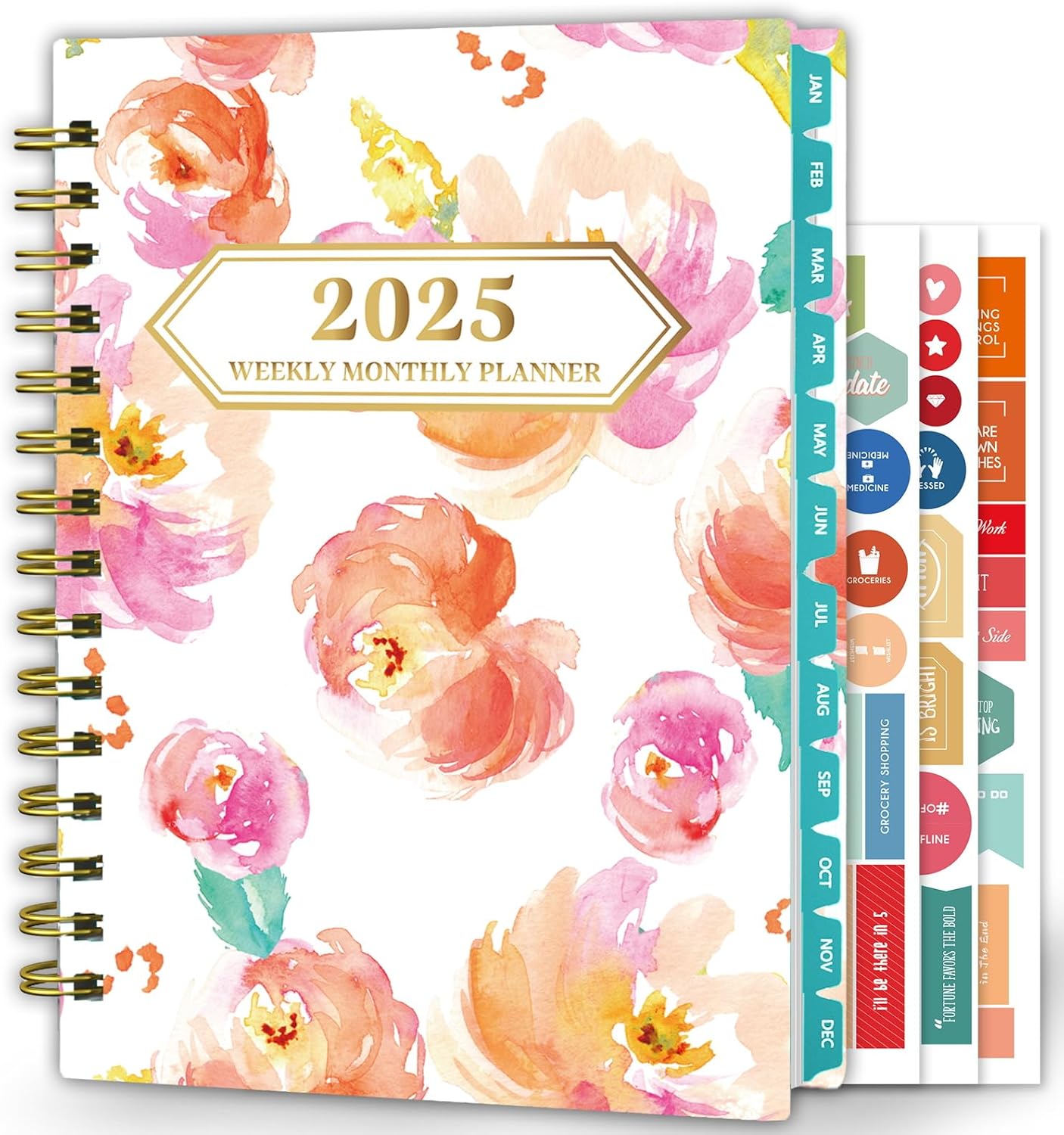Ymumuda 2025 Planner, 12-Month Daily Weekly Monthly Planner from JAN.2025 to DEC...