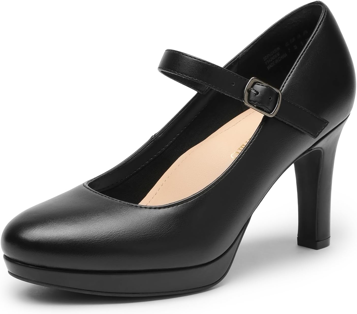 DREAM PAIRS Women's Pumps, Special Low Platform Mary Jane Dress Shoes, Comfortab...