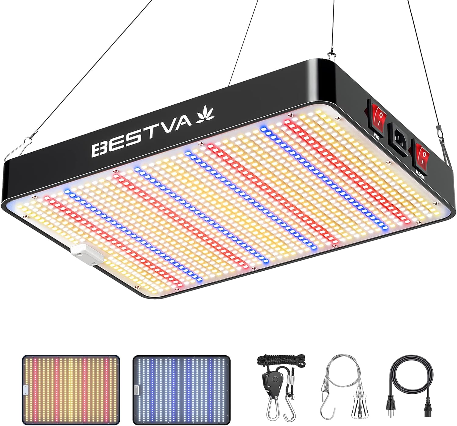 BESTVA 2024 Newest Upgrade DC2000 Led Grow Light w...