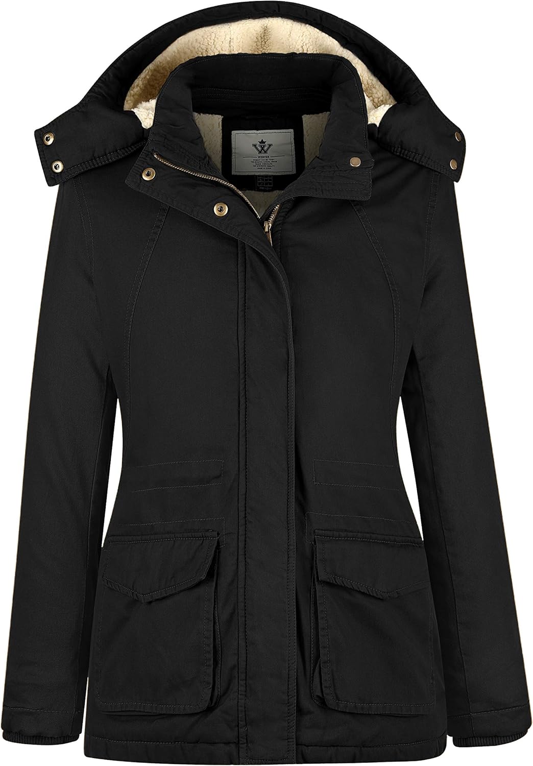 WenVen Women's Winter Jacket, Special Warm Sherpa Lined Parka Coat, Unique Heavy...