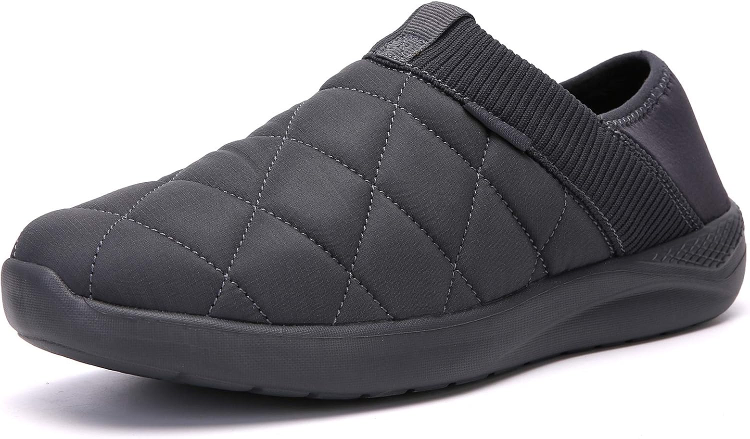 KUBUA Slippers for Men and Womens Indoor House Shoes Plush Slip on Outdoor Garde...