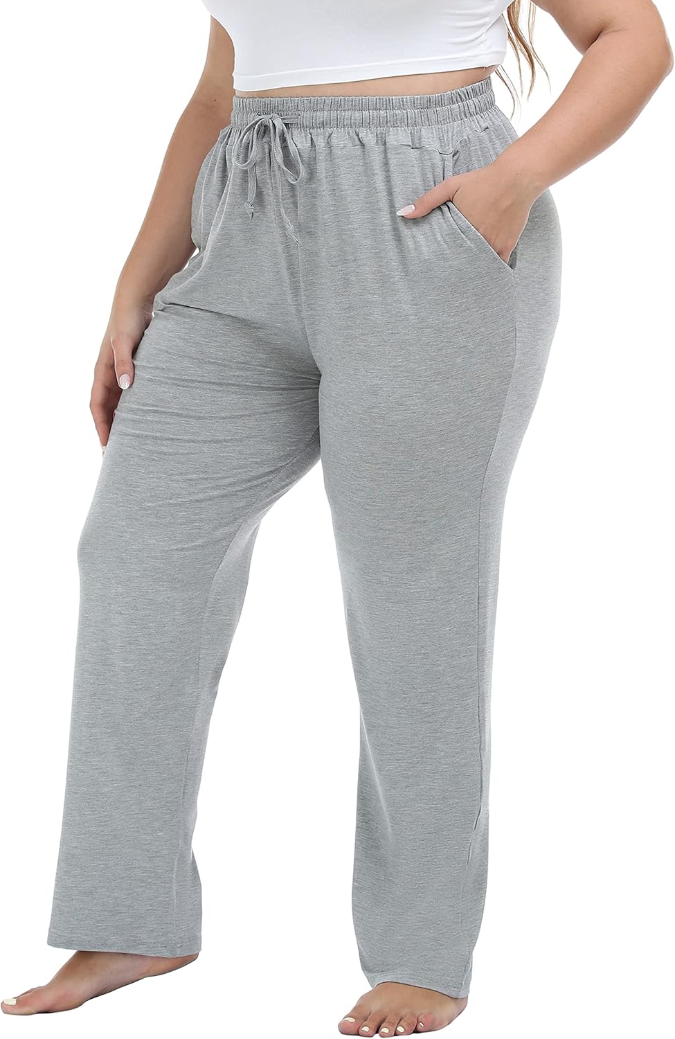 Cheapestbuy Women's Plus Size Pants, Special Comfy Lounge Pants Active Yoga Swea...