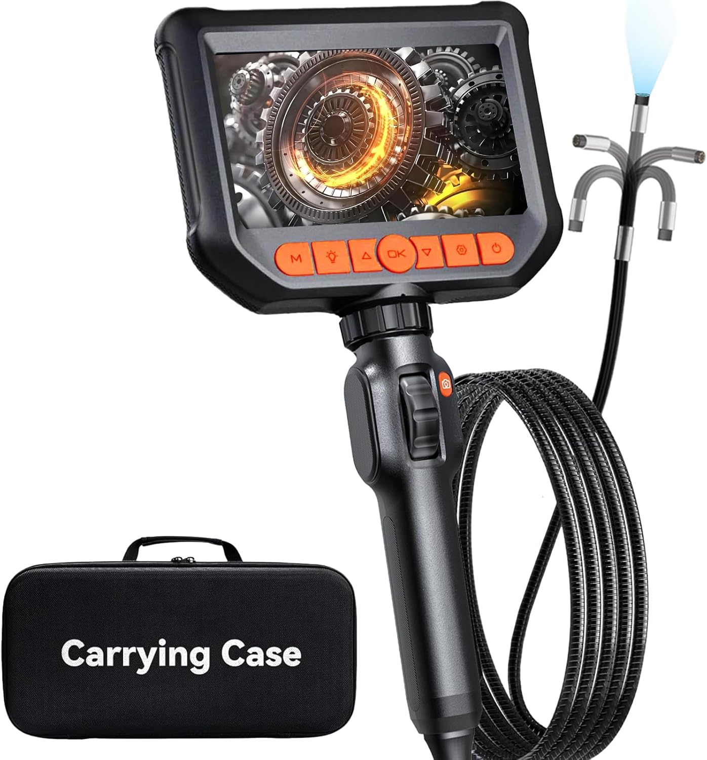 **Best Two-Way Articulating Borescope, Special Endoscope Camera with Light, Inno...