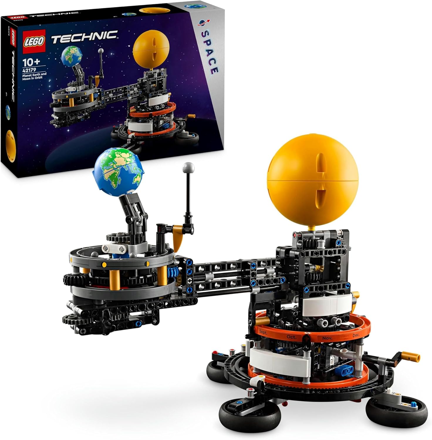 LEGO Technic Planet Earth and Moon in Orbit Model Building Set, Outer Space Toys...