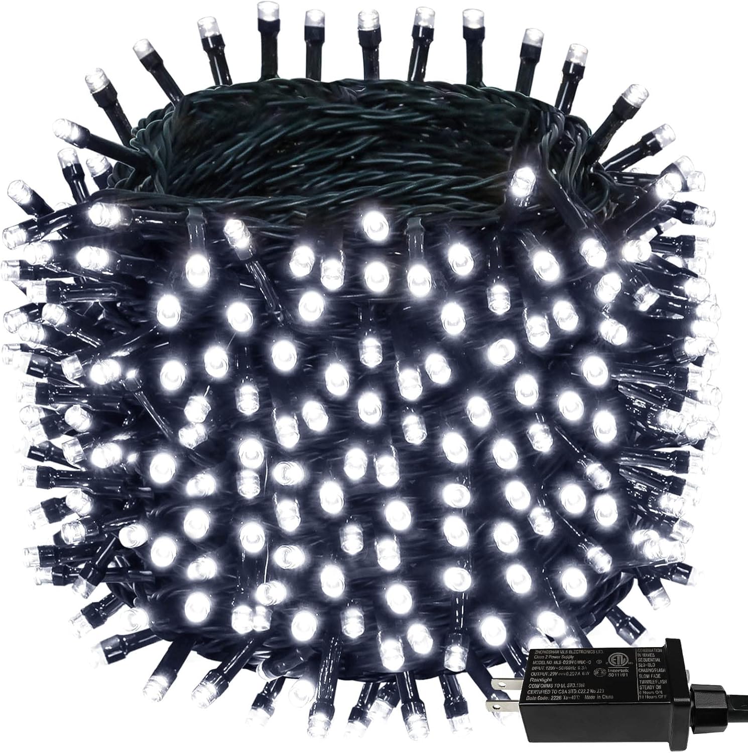 BHCLIGHT 95FT 240 LED Christmas String Lights, Fairy String Lights Christmas Lig...