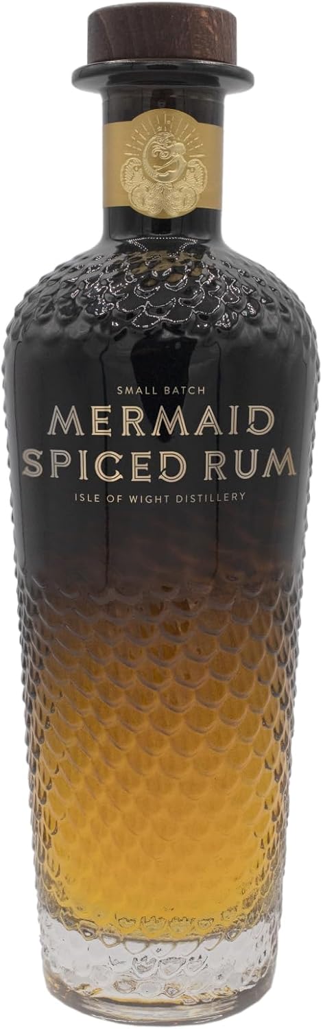Mermaid Spiced Rum - Rich & Sophisticated with Vanilla, Caramel & Sea Salt - 70c...