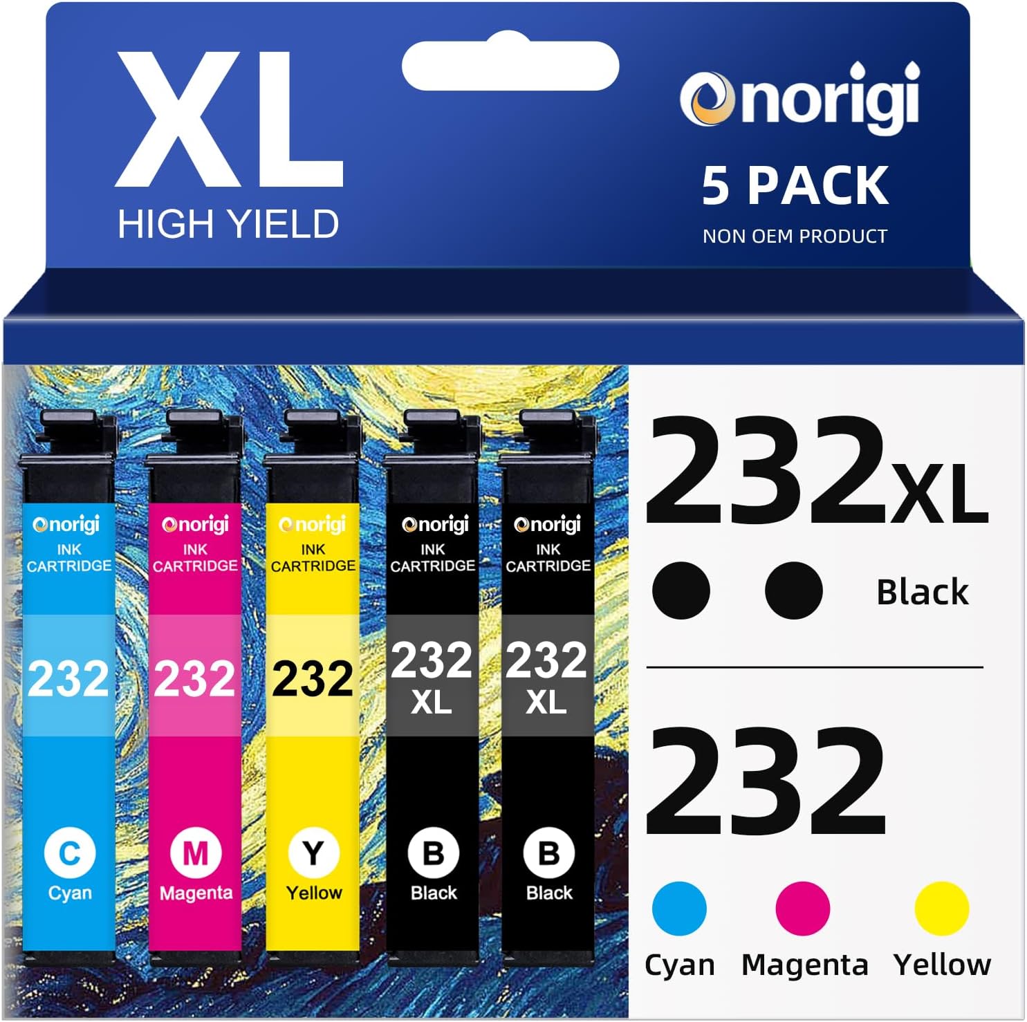 Ink Cartridges, High-Quality Remanufactured Ink Cartridges Replacement for Epson...