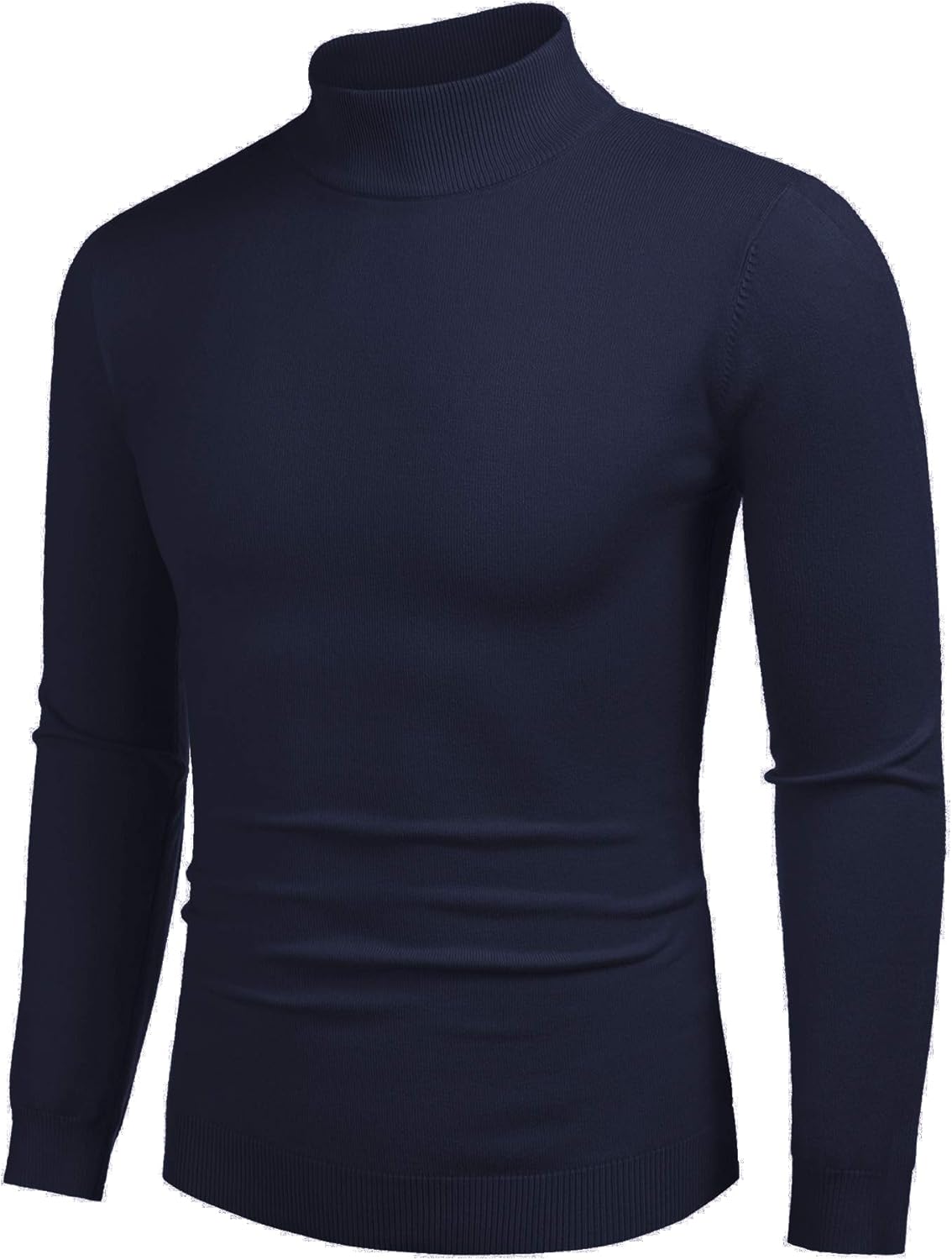 COOFANDY Men's Slim Fit Mock Turtleneck, Special Pullover Sweater, Innovative Ca...