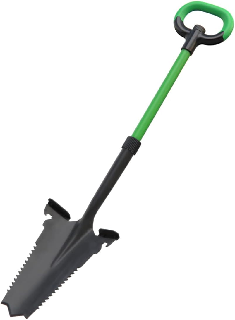 JML Rayzer Shovel Spade - Garden Tools for Root Cutting and Sawing in One with S...