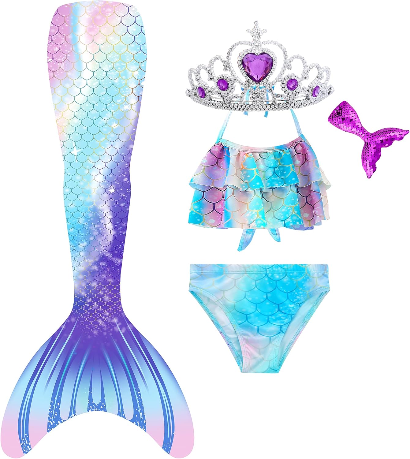 Mermaid Tails, Special Swimming Swimsuit Costume, High-Quality Bathing Suit Prin...