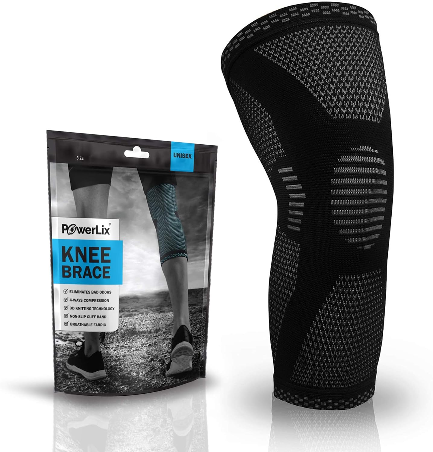 POWERLIX Leg Sleeve - Best Knee Brace for Leg Pain for Men & Women Knee Support...