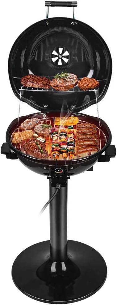 Electric BBQ Grill, Special Techwood 15-Serving Gr...