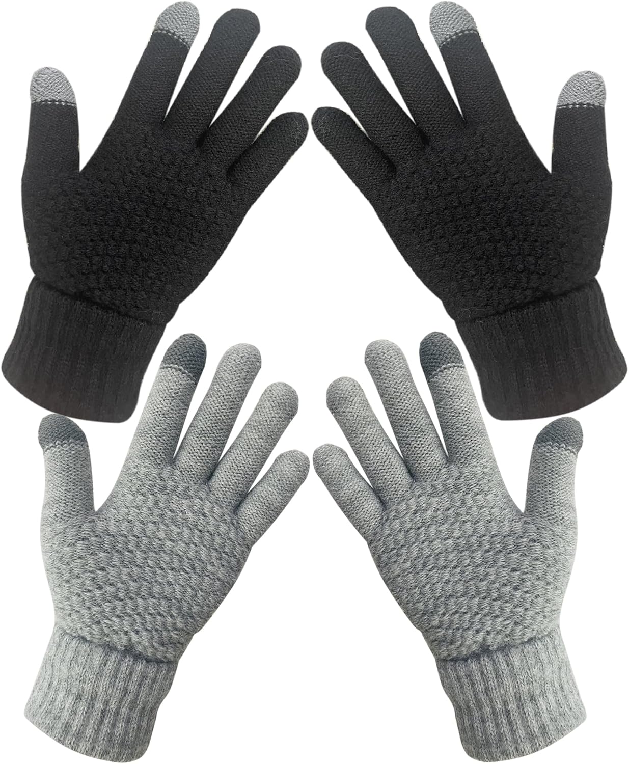 monochef Women's Winter Touch screen Gloves Warm Fleece Lined Knit Touchscreen F...