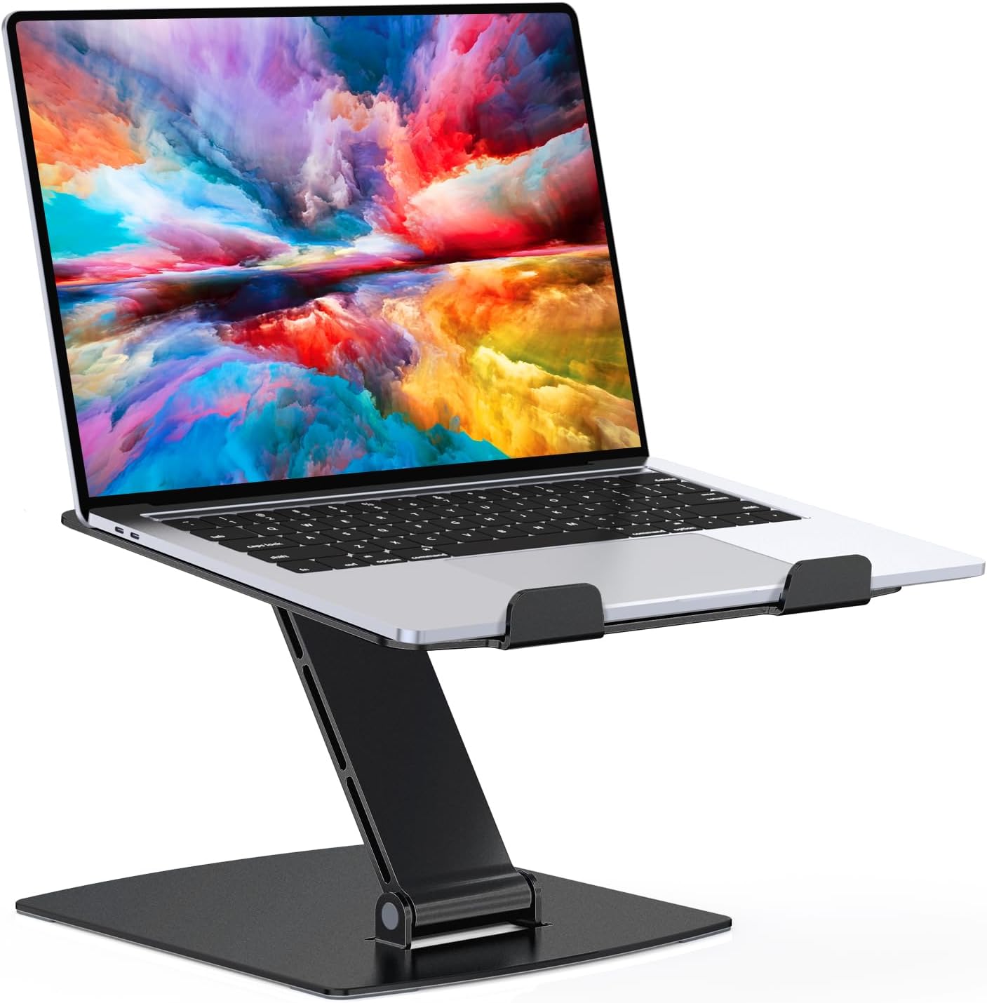 Glangeh Laptop Stand Adjustable Height, Ergonomic Portable Laptop Riser Holder f...