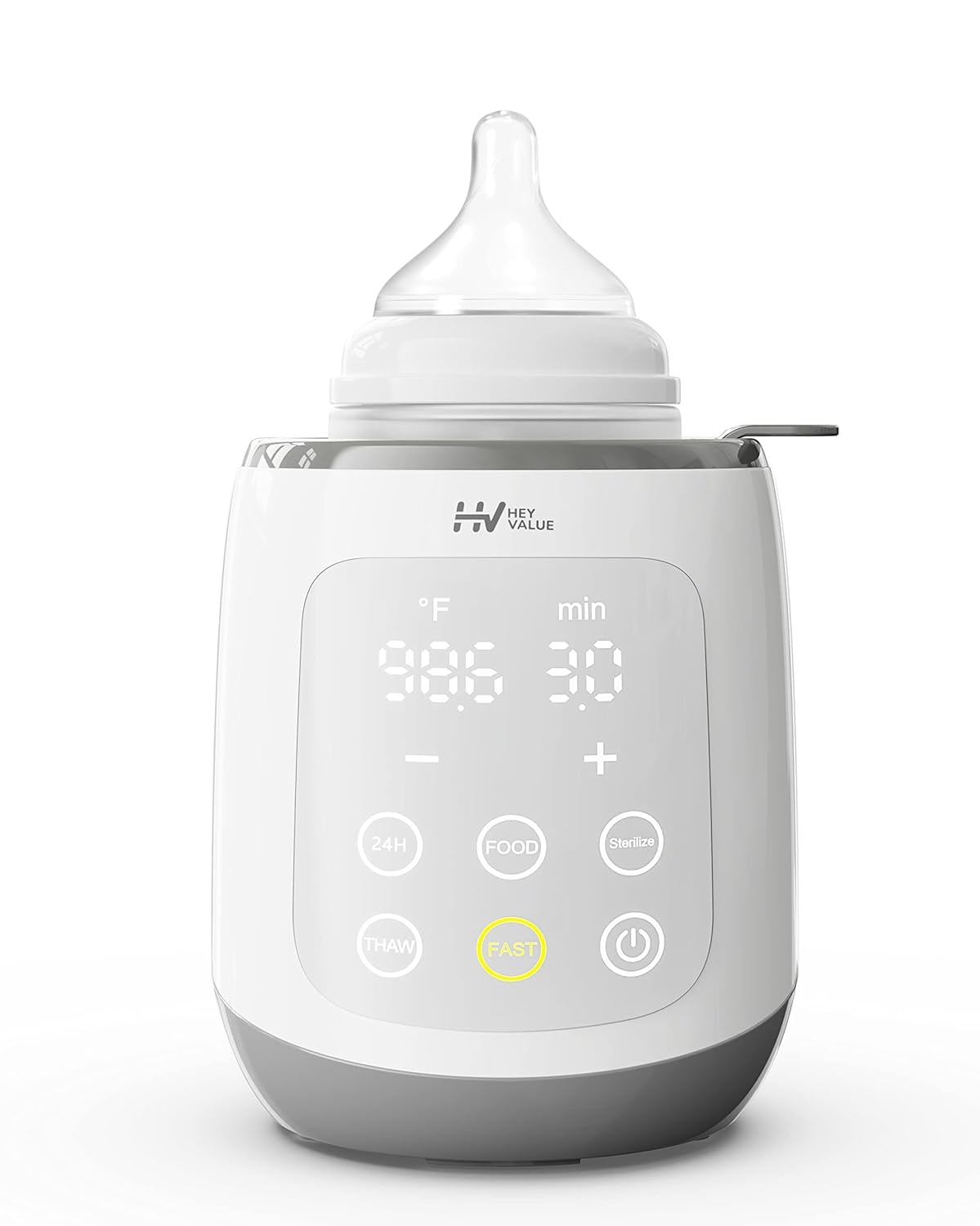HEYVALUE Bottle Warmer, Baby Bottle Warmer 10-in-1...