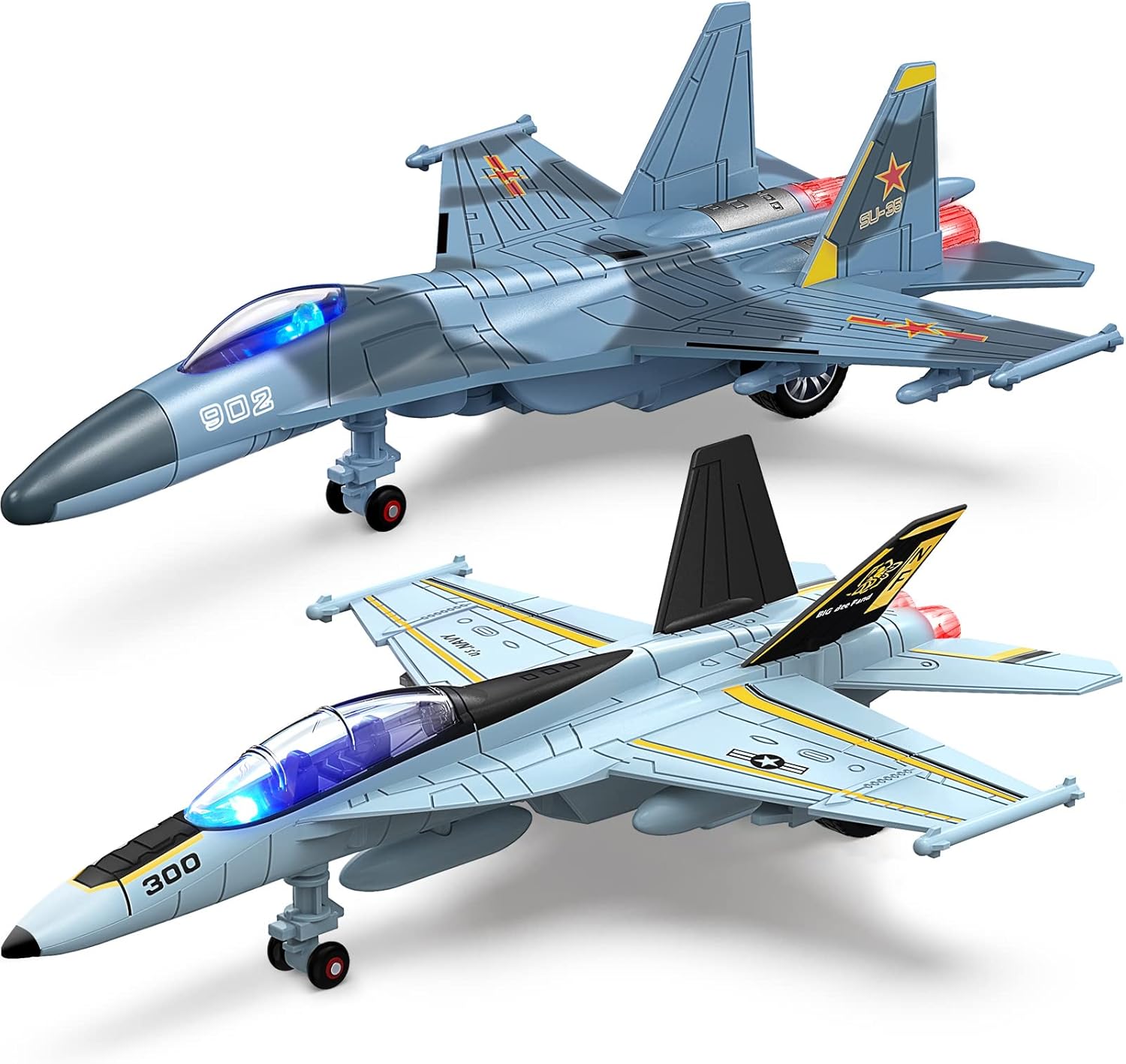 Geyiie Airplane Toy for Boys, Special Metal Plane Vehicle Playset, Innovative Mi...