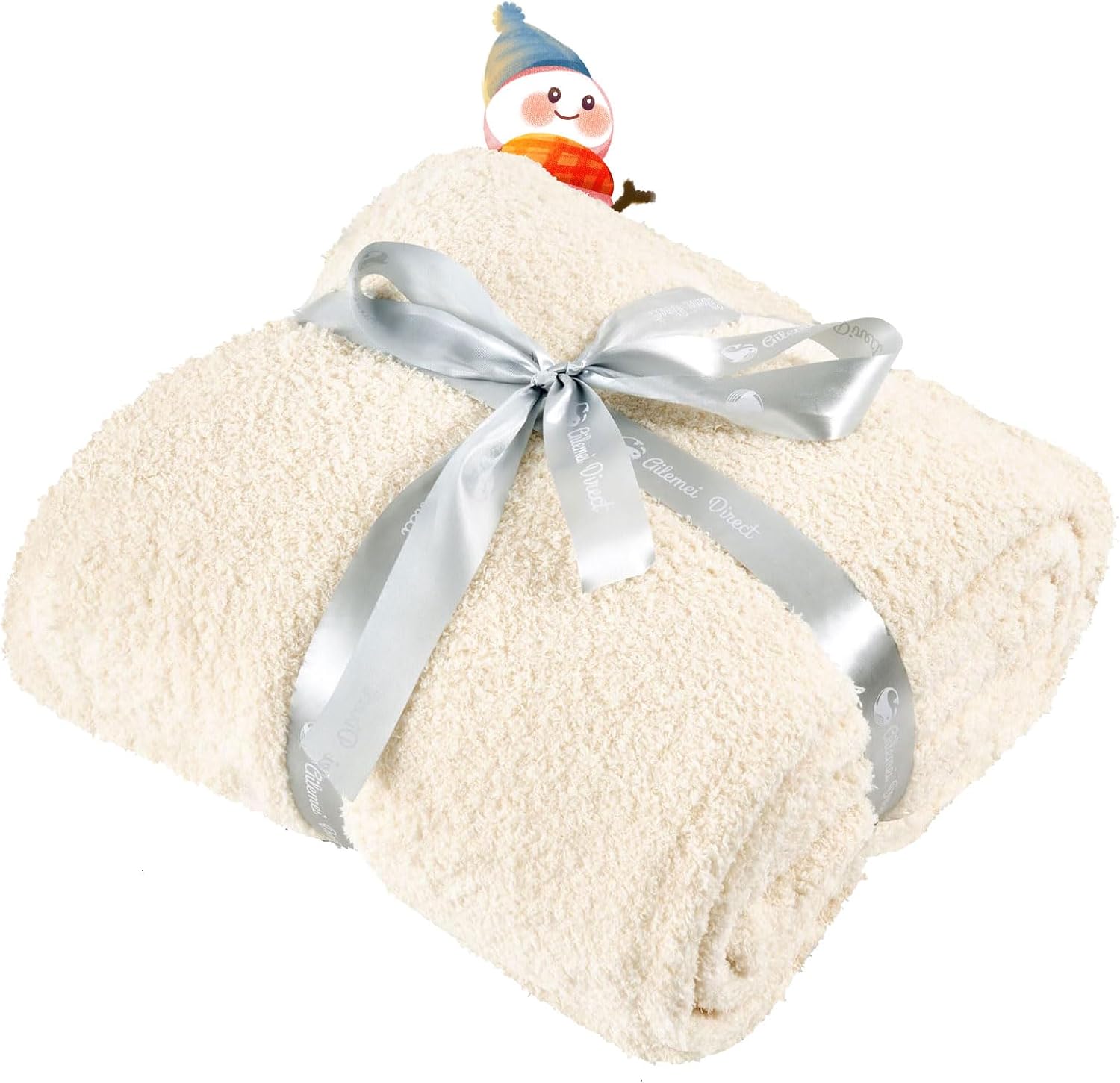 Ailemei Direct Knit Throw Blanket for Bed, Soft Thin Blankets for Sofa, Couch, C...