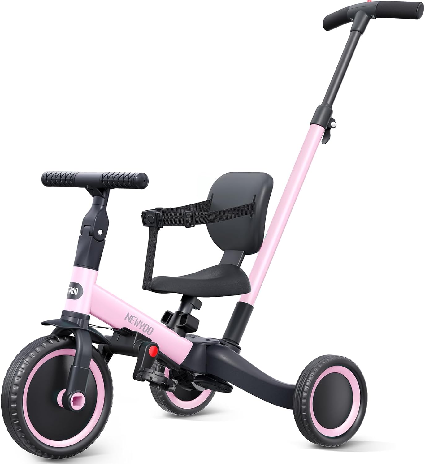 newyoo Trike with Parent Handle for 1-3 Year Old, Toddler Bike, Baby Balance Bik...