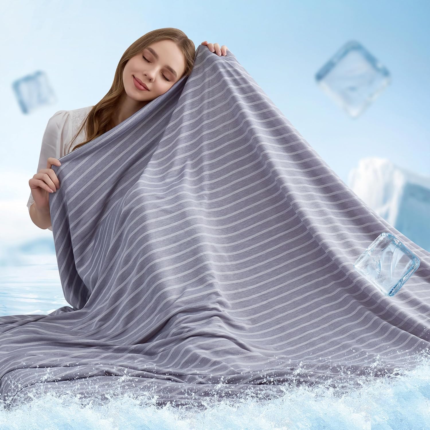 INGEROOM Cooling Blanket, Special Blanket for Night Sweats Decorative, Innovativ...