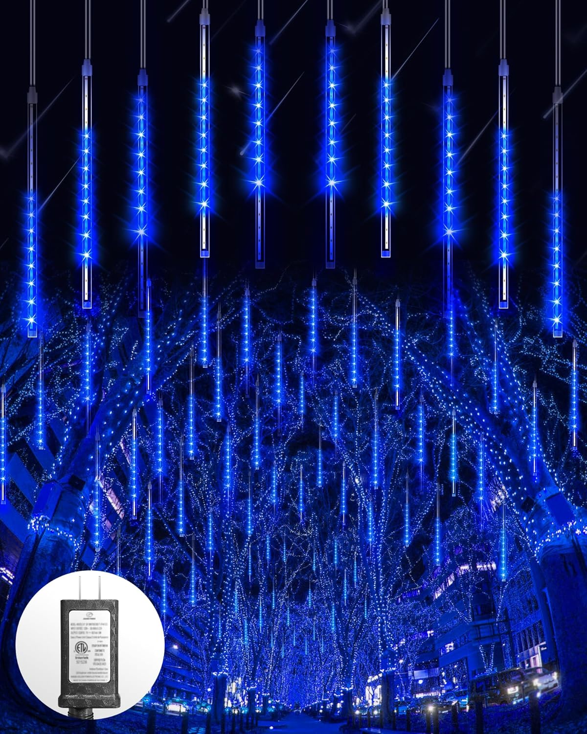 Blingstar Meteor Shower Lights, Special Outdoor Lights with 10 Tubes, High-Quali...