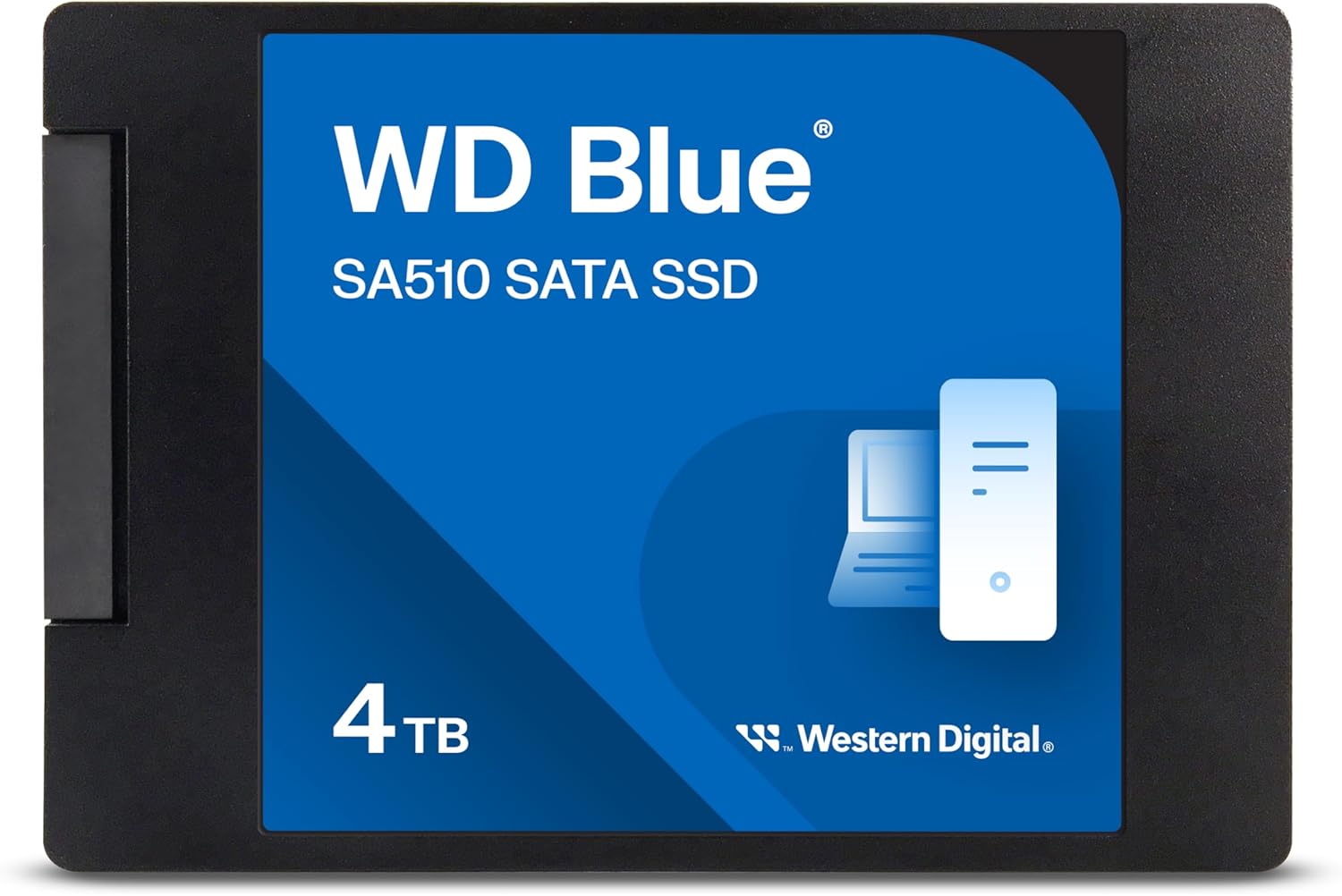 WD Blue SA510 SSD, Special 4TB SSD with 2.5" SATA, High-Quality SSD up to 560 MB...