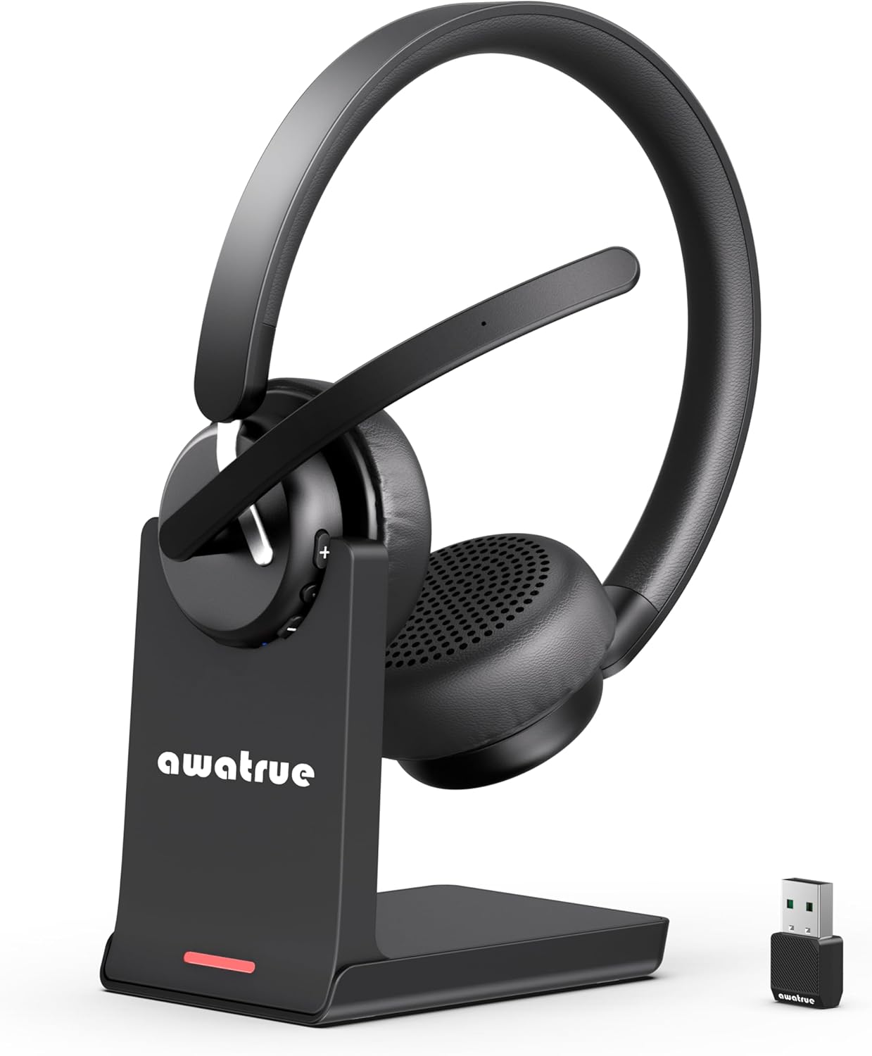 Wireless Headset, Special Bluetooth Headset with AI Noise Cancelling Microphone,...