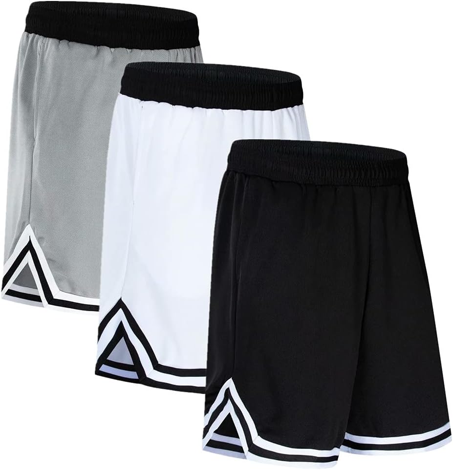 OPALOS 2/3 Pack Active Athletic Shorts for Men, Special Basketball Shorts with P...