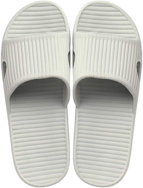 JoWebb Unisex Slip On Slippers for Women/Men Non-Slip Light Weight Flat Slide Sa...