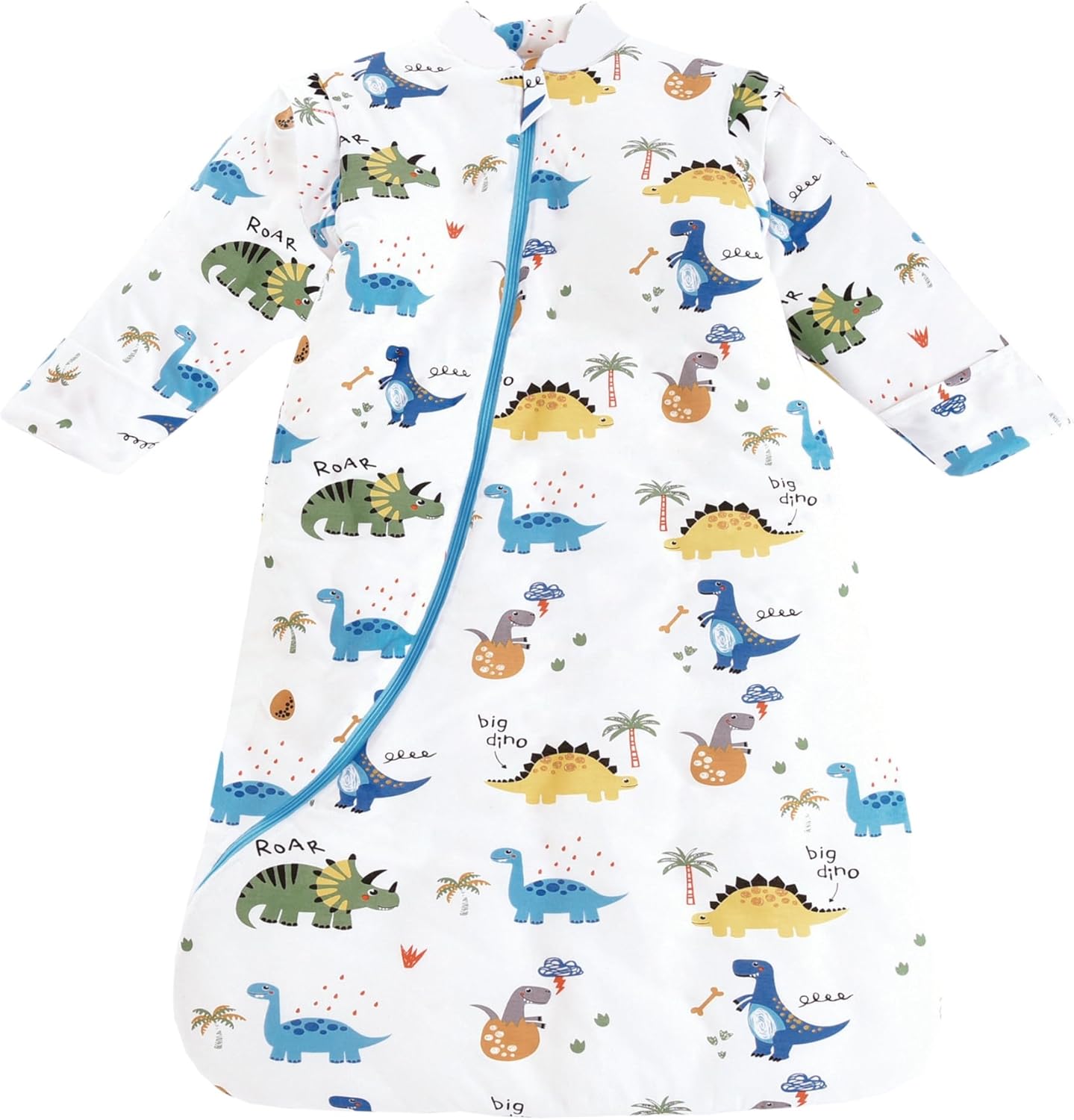 Chilsuessy Baby Sleeping Bag with Detachable Long Sleeves 3.5 Tog for Winter Tod...
