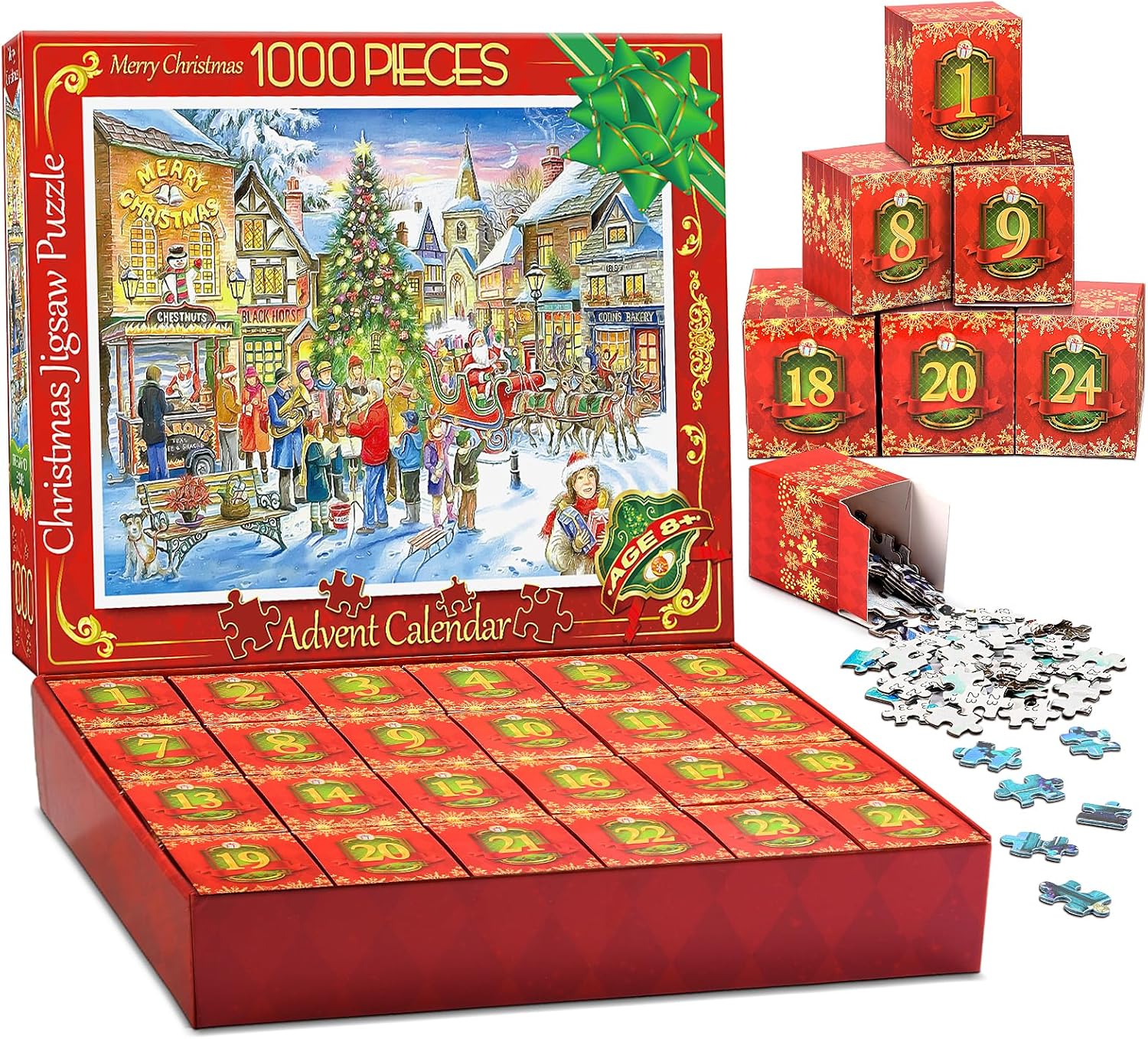 Advent calendar 2024, Jigsaw Puzzles for Adult 1000 Toys for Women Men 1000 Piec...