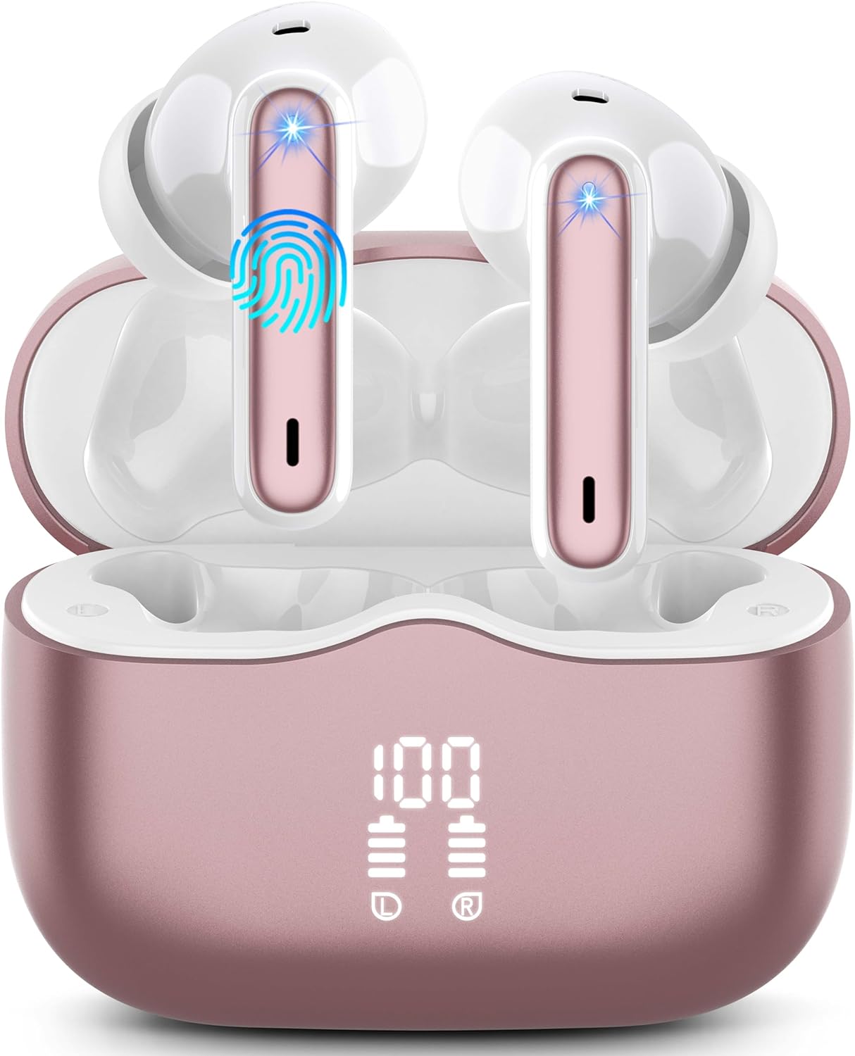 Wireless Earbuds, Bluetooth 5.3 Headphones Wireless Earphones, 2024 In Ear buds...