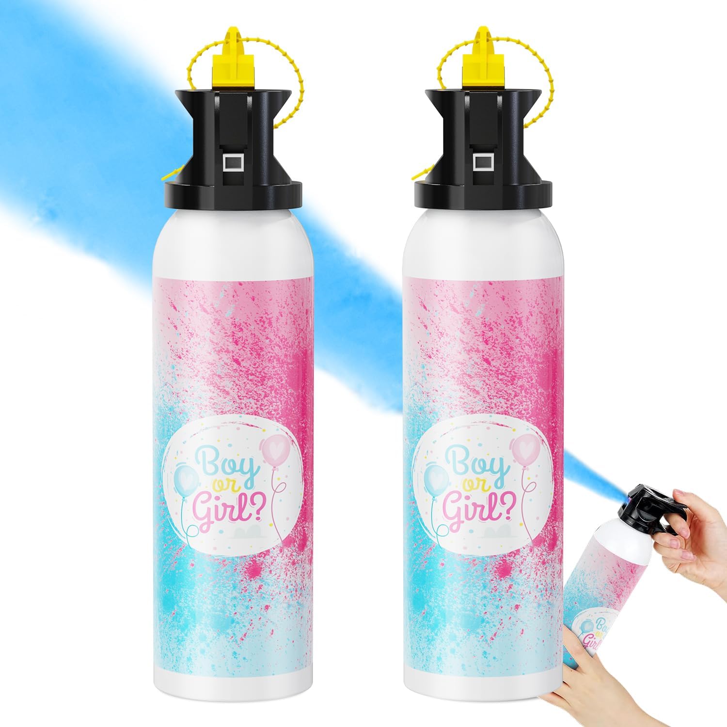 Gender Reveal Fire Extinguisher Color Blasters: 2 Pcs Blue Blaster Only for Baby...