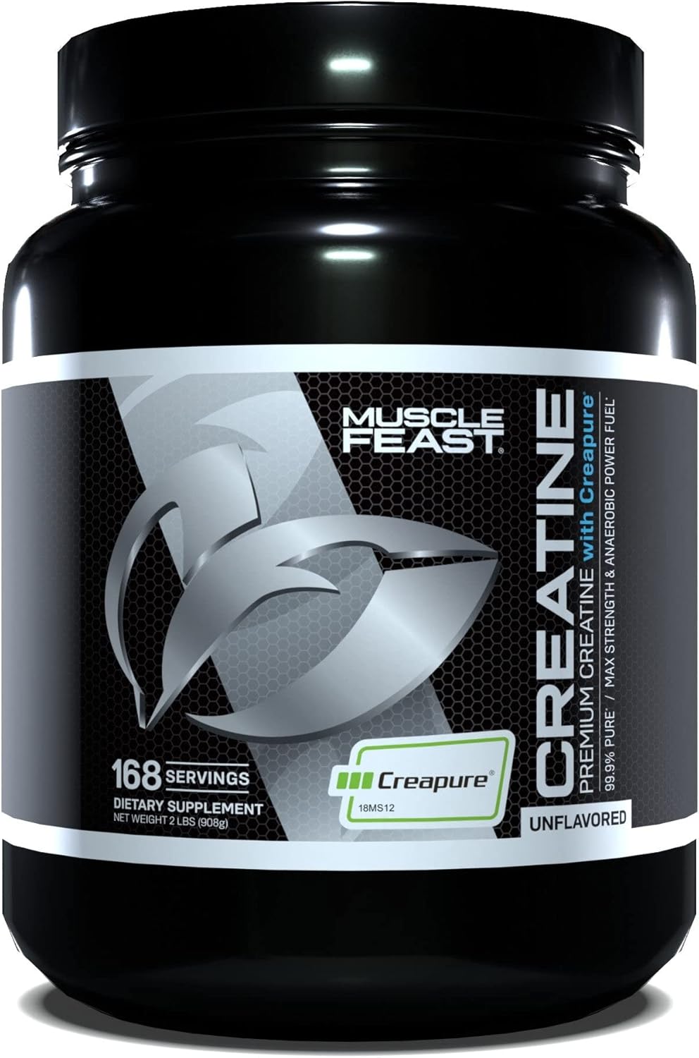 MUSCLE FEAST Creapure Creatine Monohydrate Powder | Premium Pre-Workout or Post-...