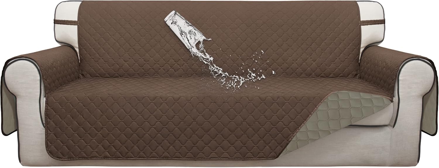 High-Quality ISSUNTEX Double Protection, 100% Waterproof Sofa Cover for Living R...