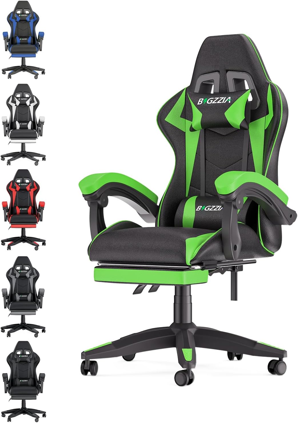 Racingreat Gaming Chair,Ergonomic Gaming Chair for Adults, Height Adjustable Rec...