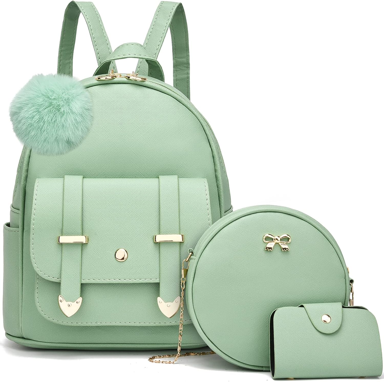 I IHAYNER Mini Backpack, Special Backpack Purse for Teen Girls, Innovative 3-PCS...