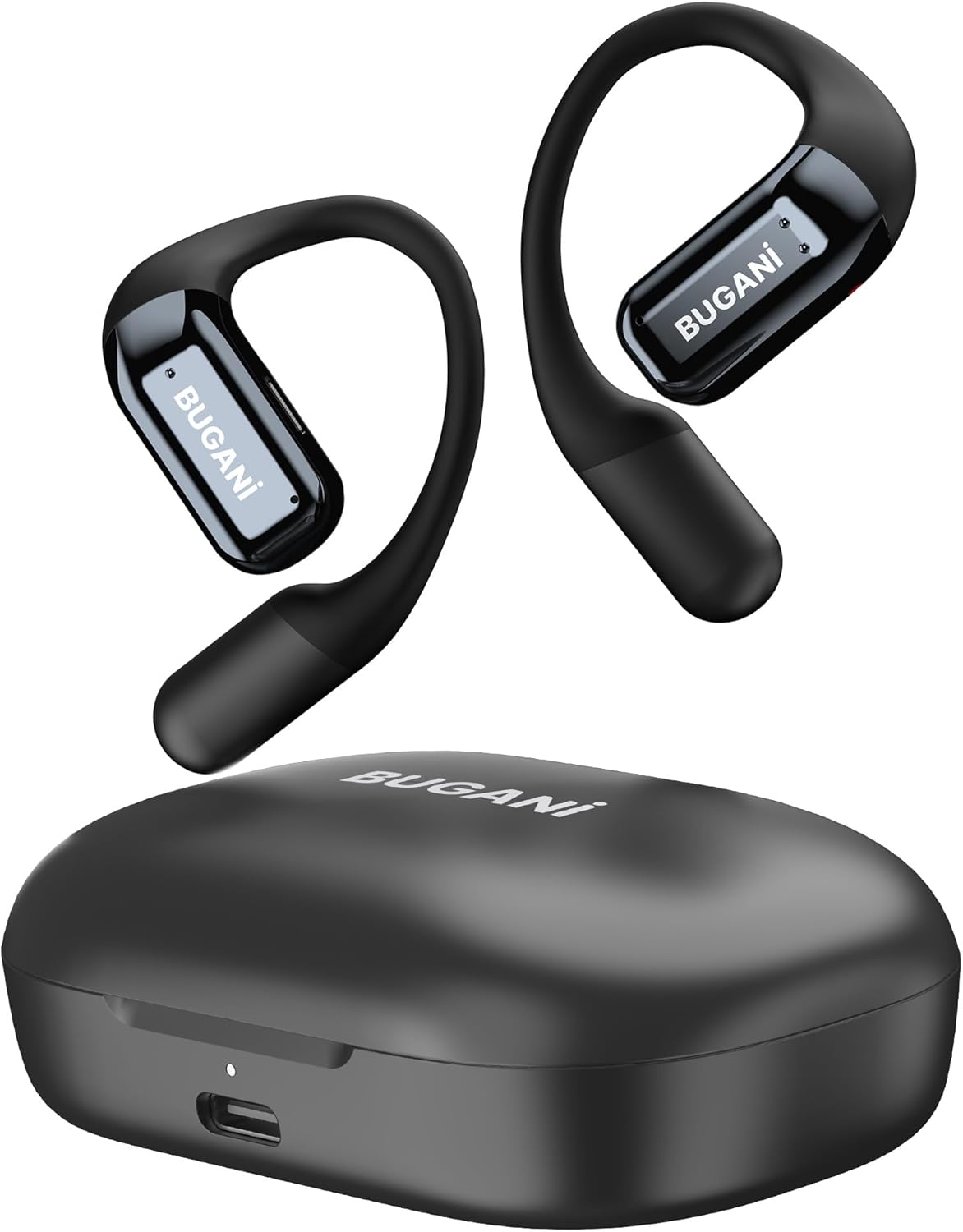 BUGANI Open Ear Headphones, Bluetooth 5.2 Wireless Headphones with Microphone, E...