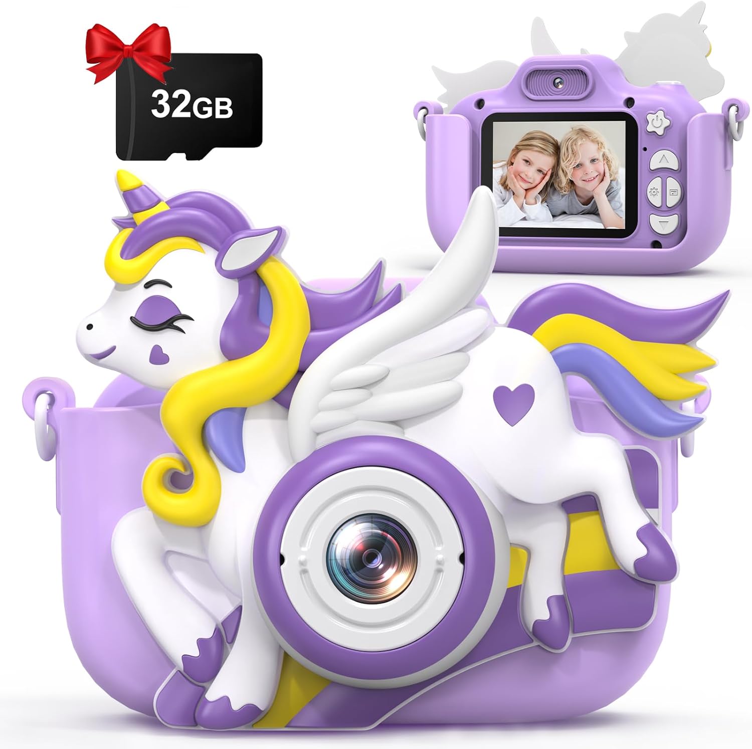 Kids Camera for Girls Boys, Special 2.0 HD IPS Screen 1080P Video Camera, High-Q...